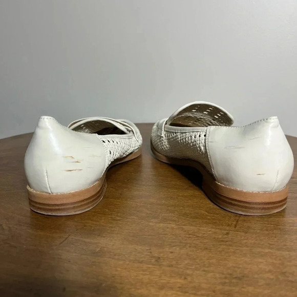 Franco Sarto Halton2 Cream Woven Flats W8.5 - Picture 2 of 5